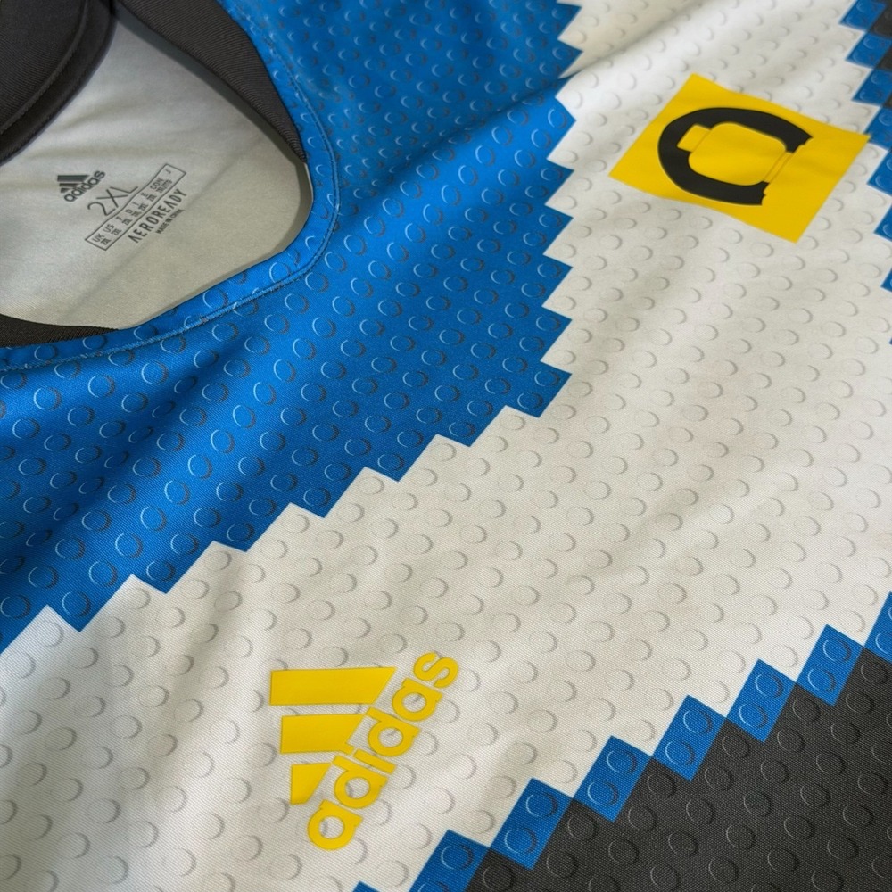 Adidas x LEGO Soccer Jersey USA Jersey FIFA World Cup Shirt Blokecore Men's 2XL - Picture 6 of 12